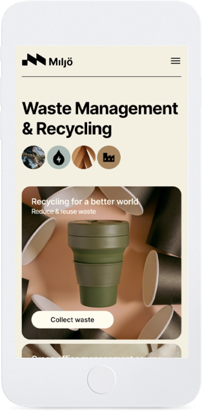 Recycling & Waste Services — mobile view