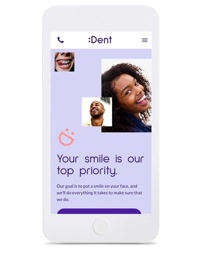Dental Clinic — mobile view
