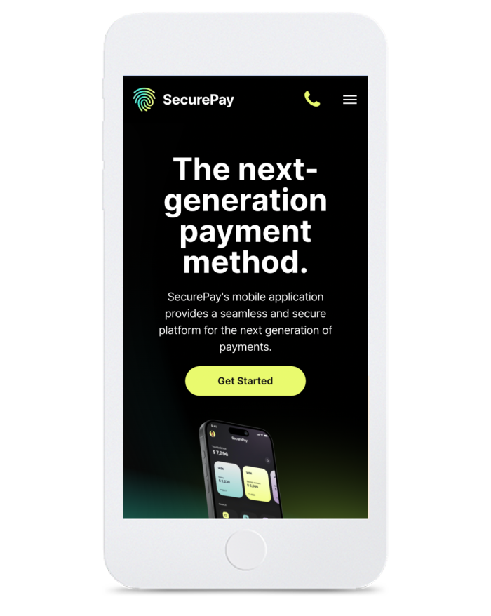 Mobile App — mobile view